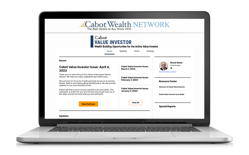 Cabot Value Investor Home Page