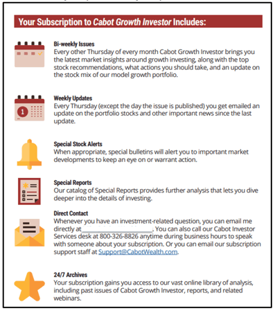 Subscription Includes